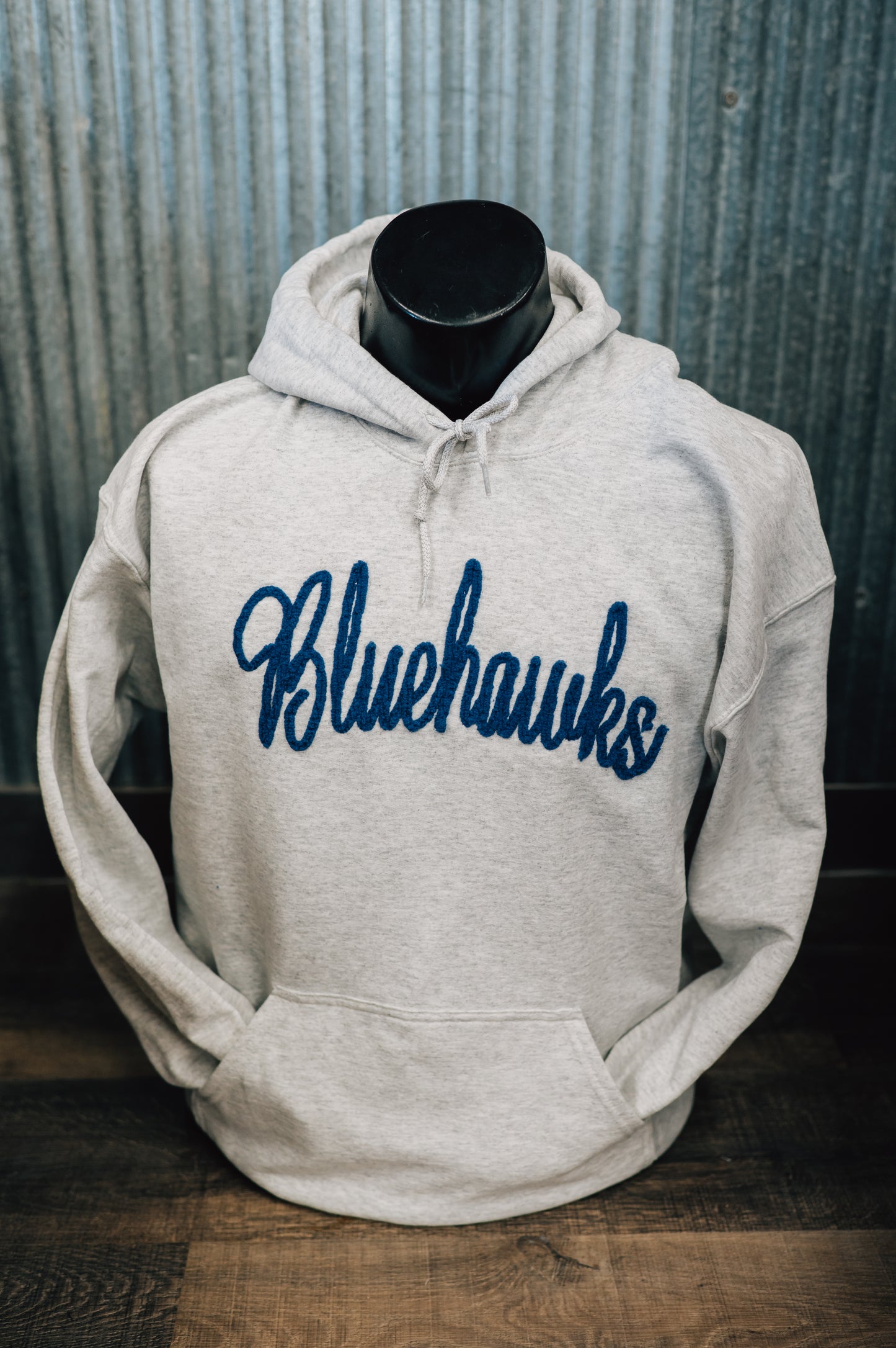 Ulm Bluehawks Chain Stich Hoodie