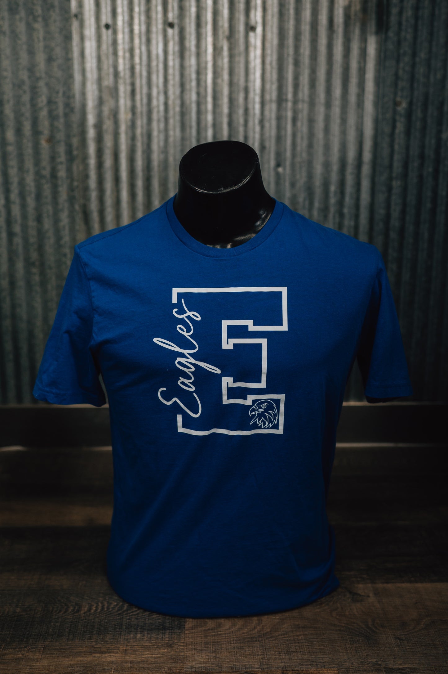 Fairfield Eagles Large E Design Tshirt