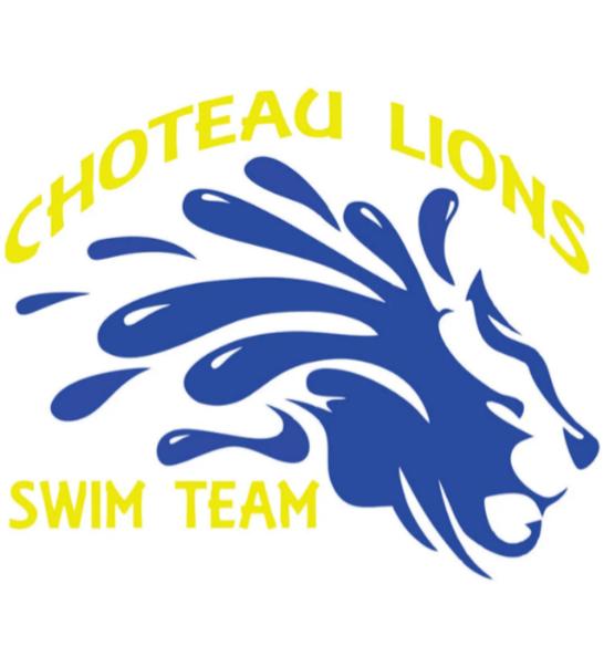 Choteau Lions Swim Team Logo