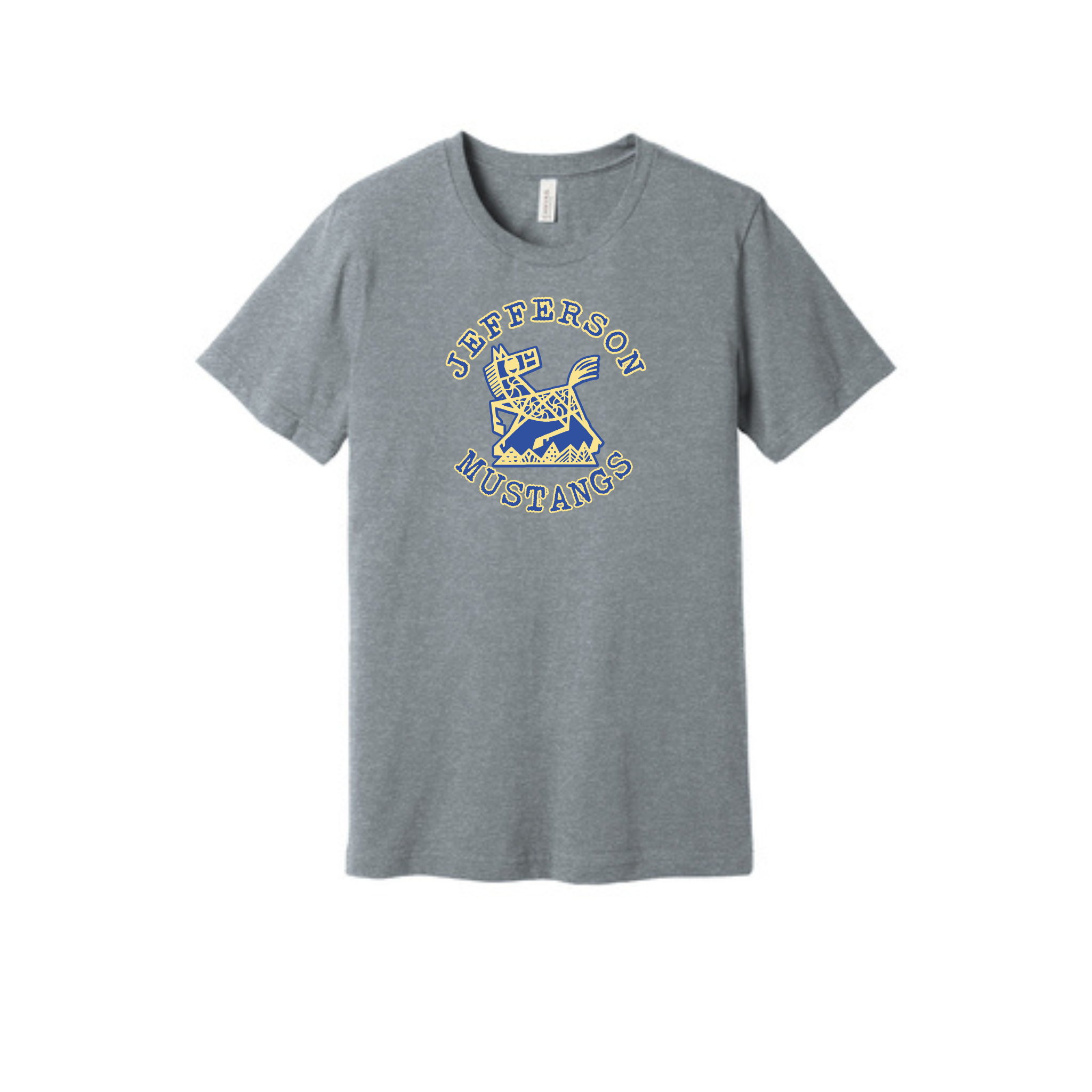 Jefferson Elementary Mustangs BELLA+CANVAS Short Sleeve Tee