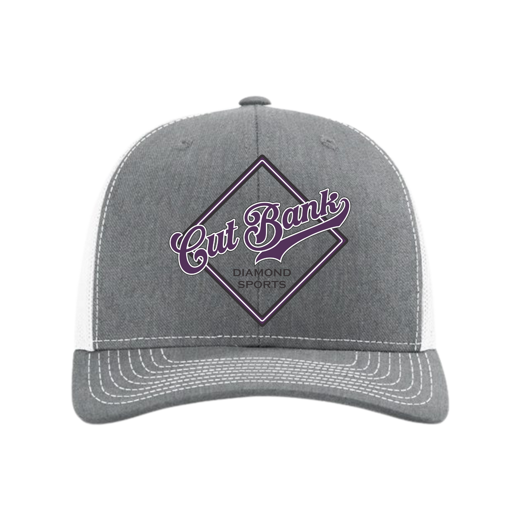 Cut Bank Diamond Sports Snapback Trucker Cap