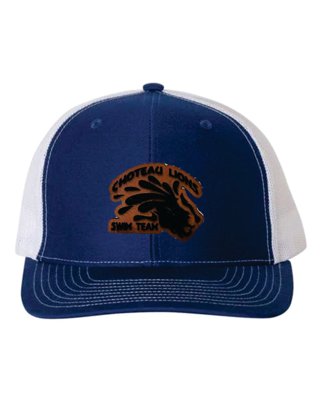 Choteau Lions Swim Team Structured Snapback Trucker Cap