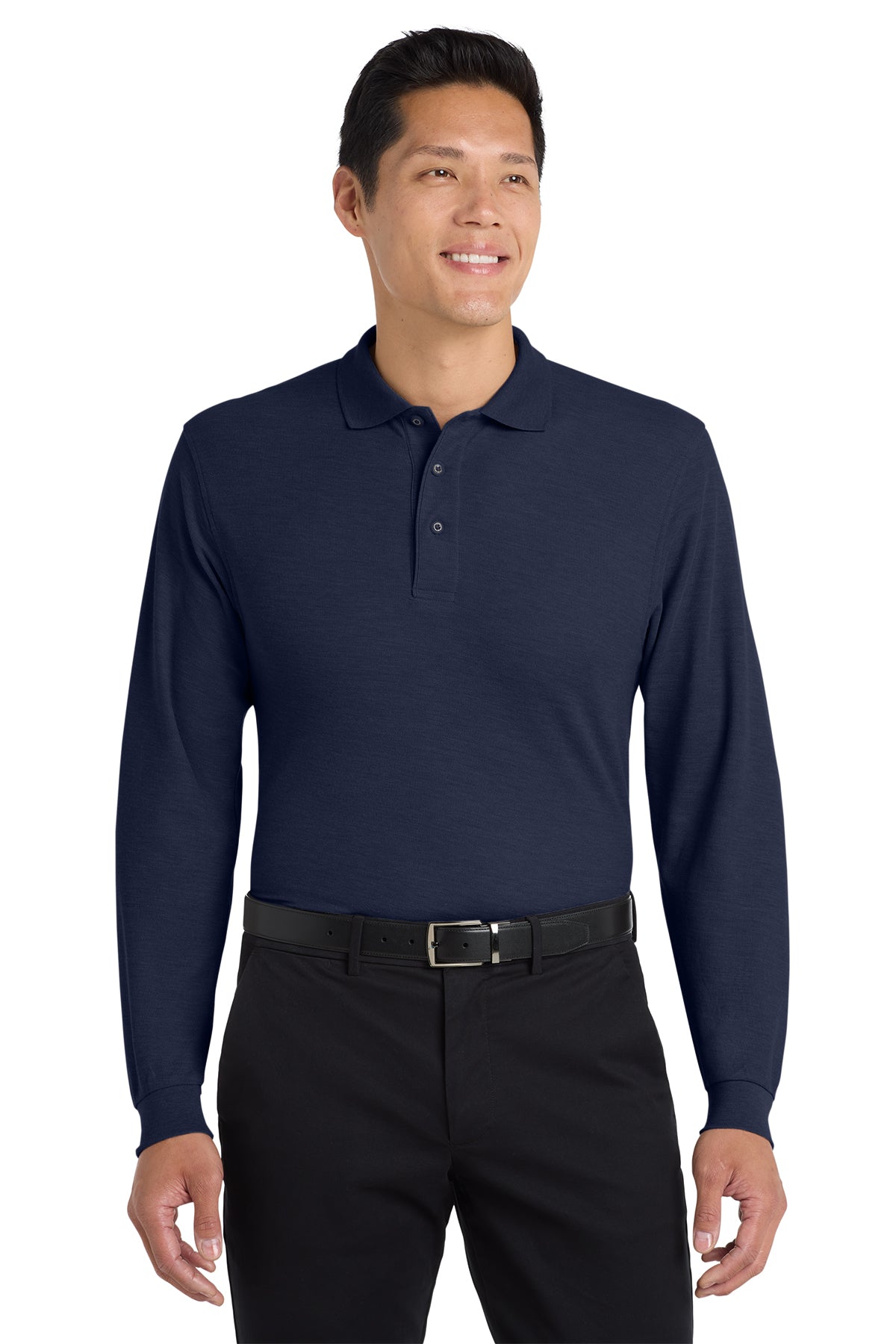 De La Salle Blackfeet School Uniform Long Sleeve Adult Polo