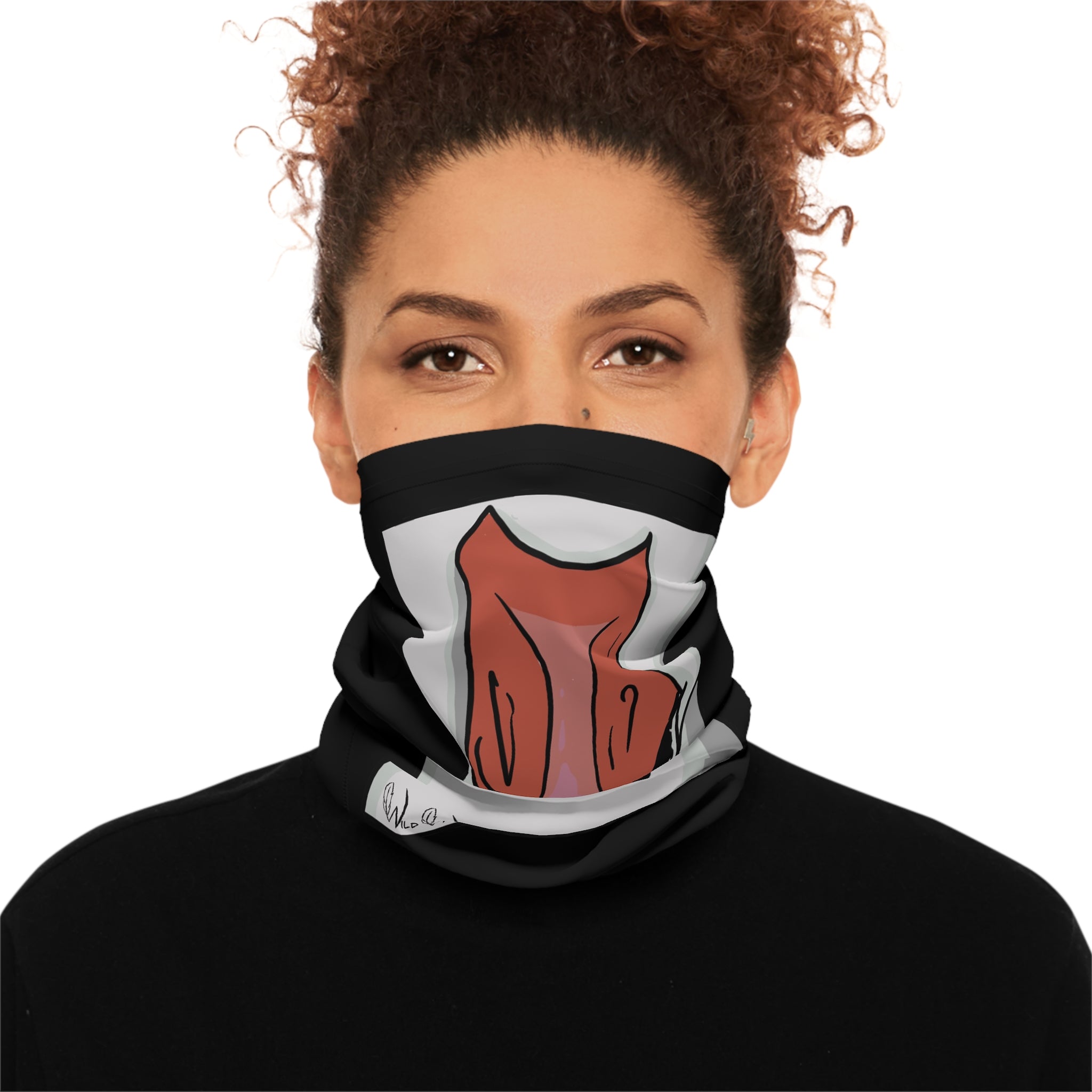 Whimsical Duck Design Midweight Neck Gaiter for Outdoor Adventures