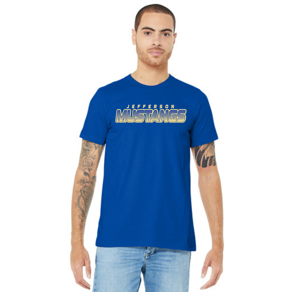 Jefferson Elementary Mustangs BELLA+CANVAS Short Sleeve Tee