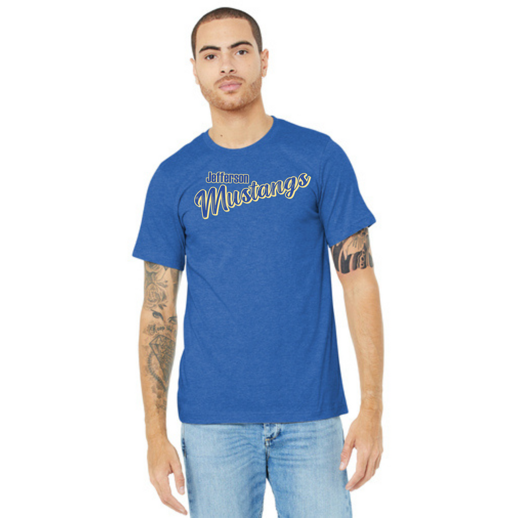 Jefferson Elementary Mustangs BELLA+CANVAS Short Sleeve Tee