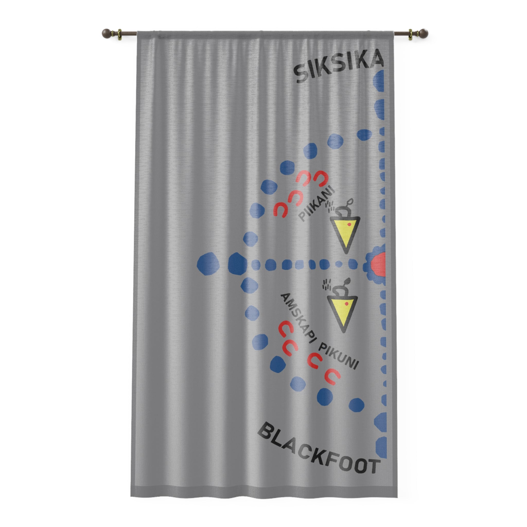 Window Curtain Color Left Panel