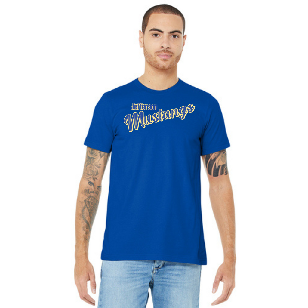 Jefferson Elementary Mustangs BELLA+CANVAS Short Sleeve Tee