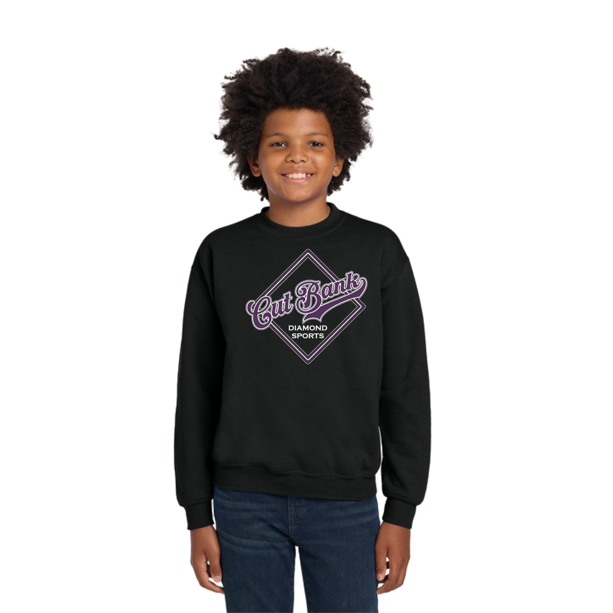 Cut Bank Diamond Sports Crewneck Sweatshirt