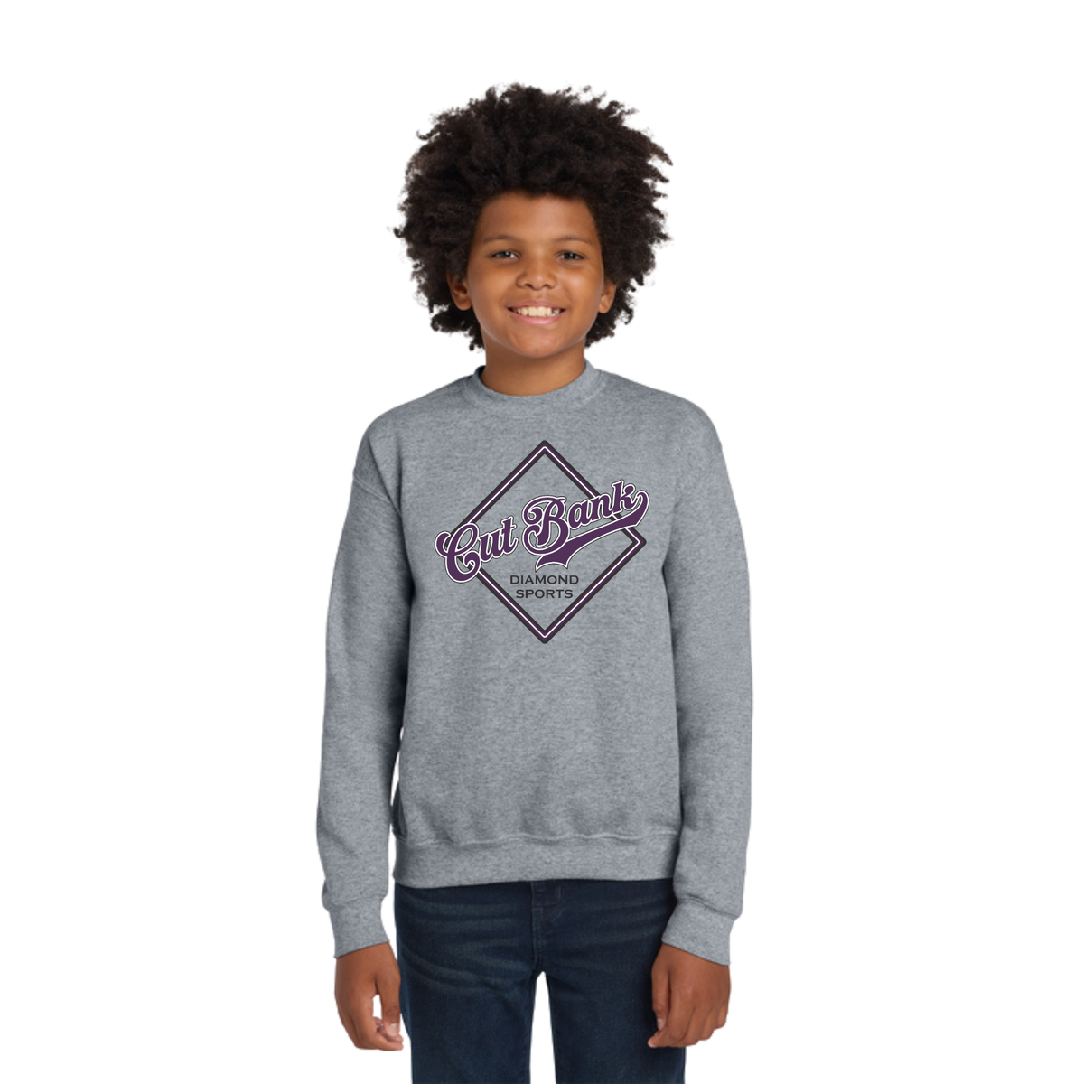 Cut Bank Diamond Sports Crewneck Sweatshirt