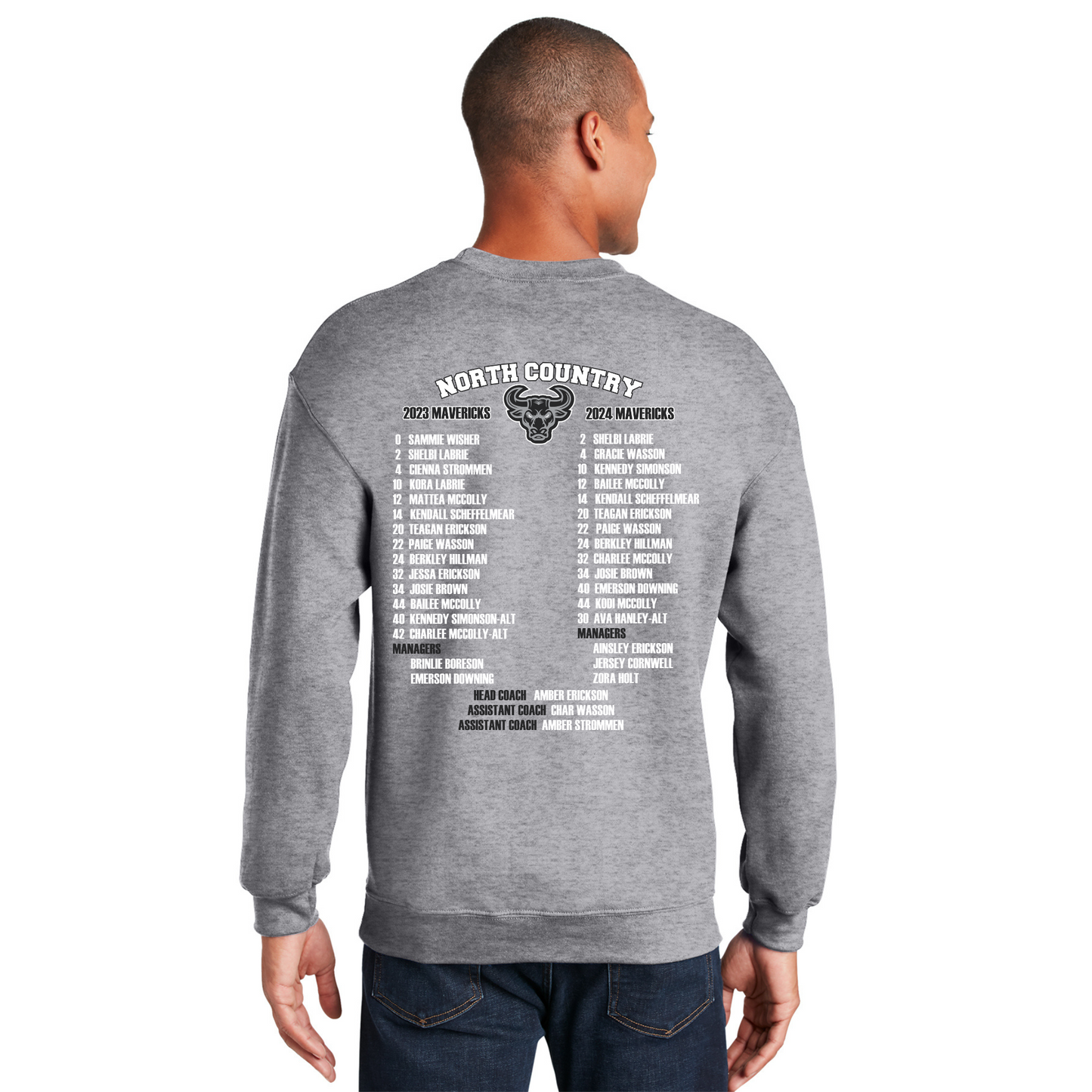 2023-2024 State Champion North Country Mavericks Sweatshirt