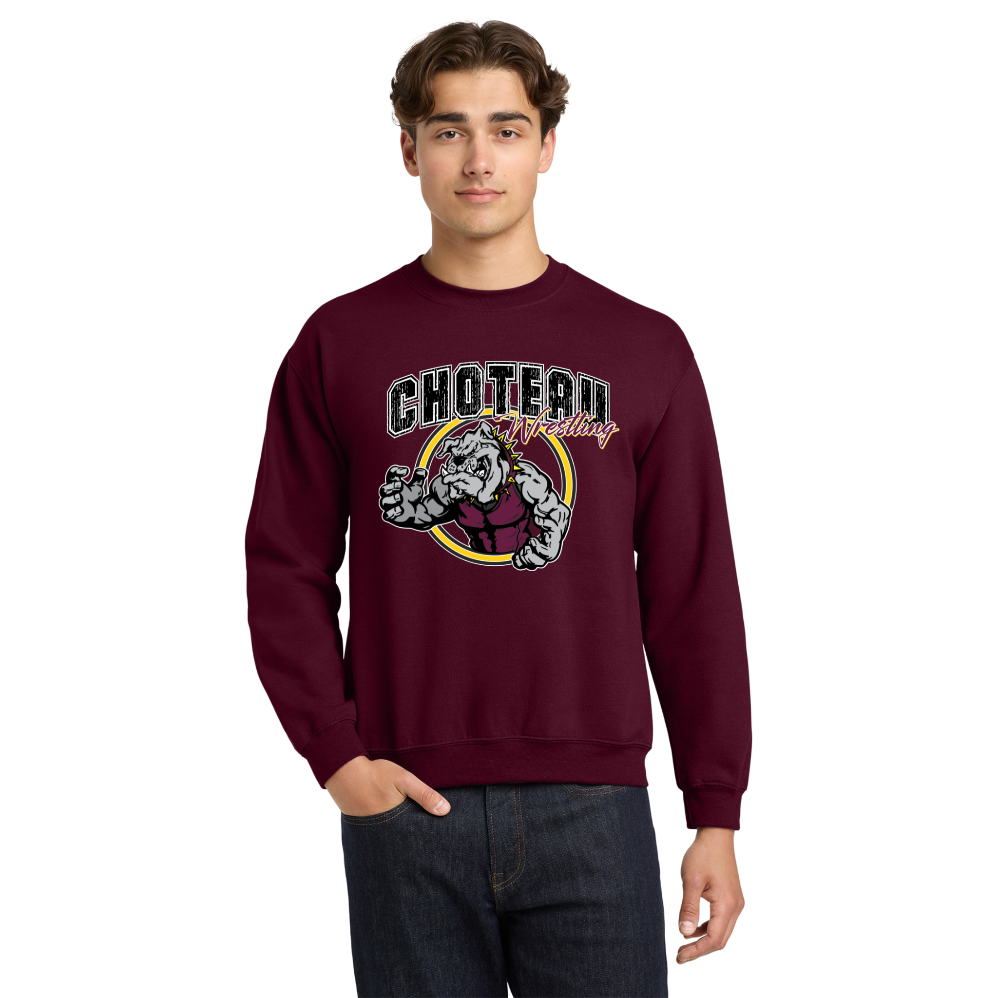 Choteau Wrestling Crewneck Sweatshirt