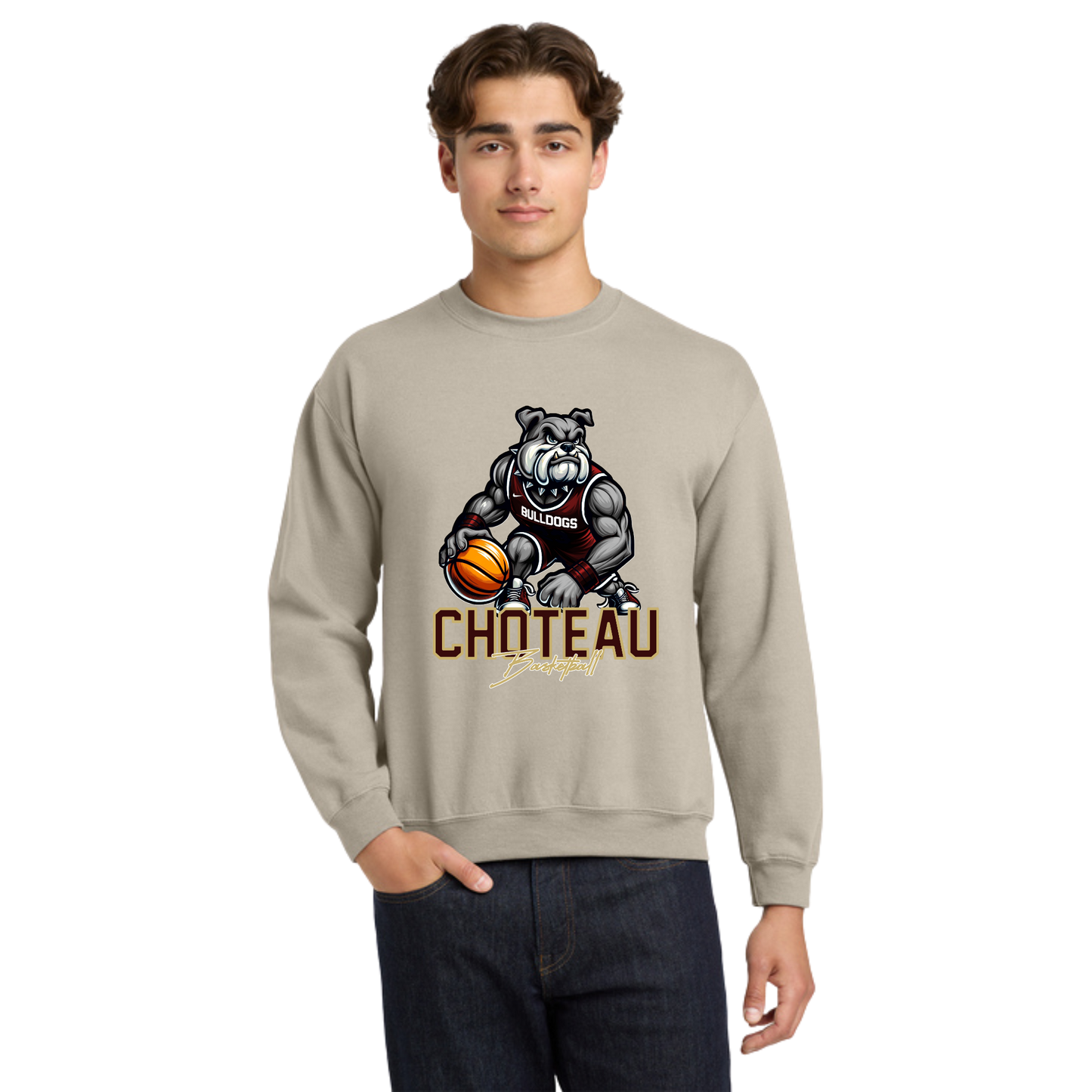 Choteau Bulldogs Basketball Sweatshirt