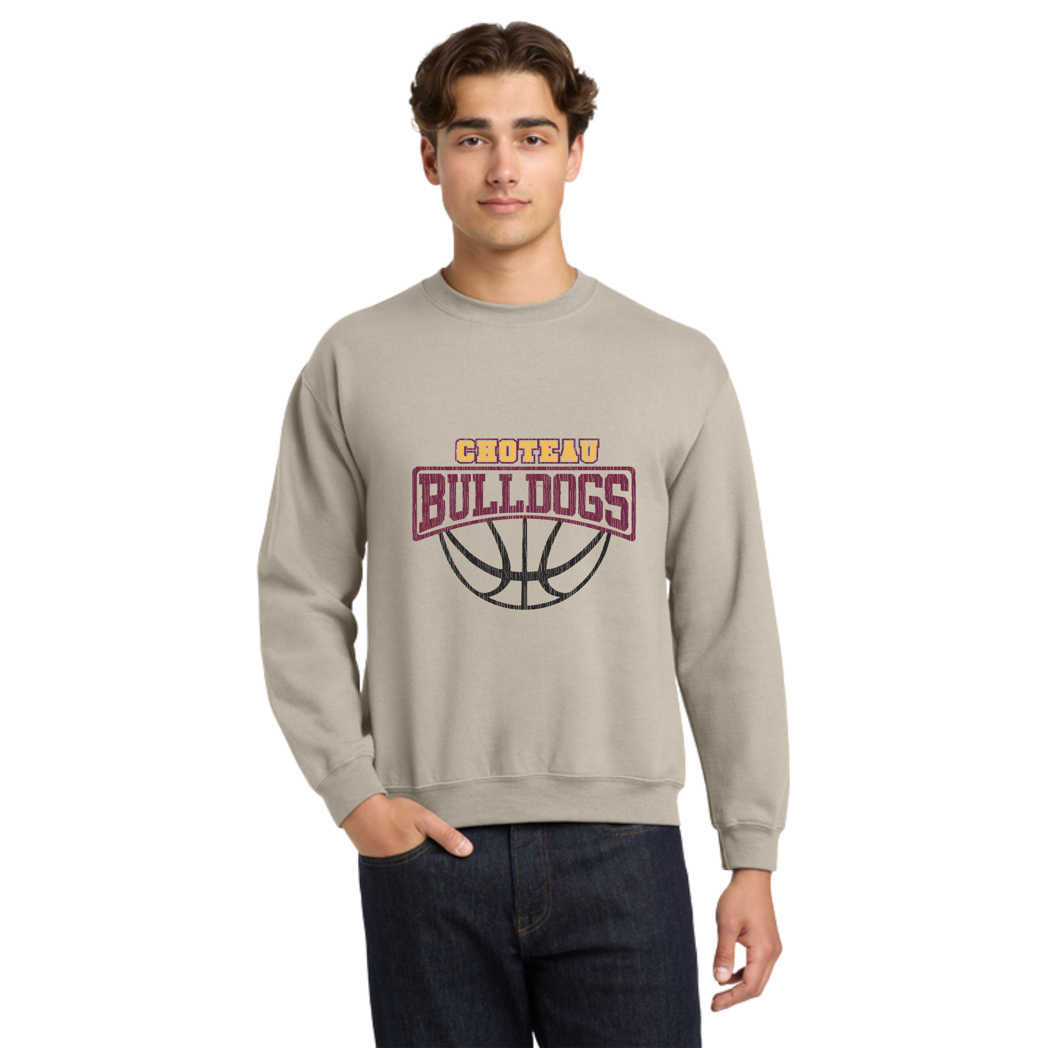 Choteau Bulldogs Basketball Sweatshirt