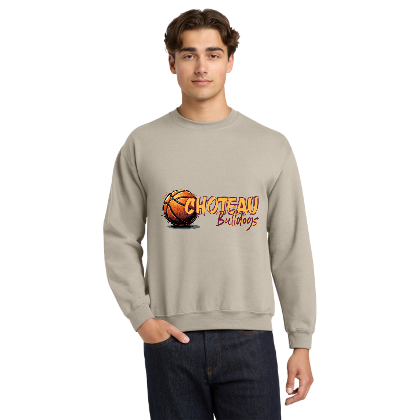 Choteau Bulldogs Basketball Sweatshirt