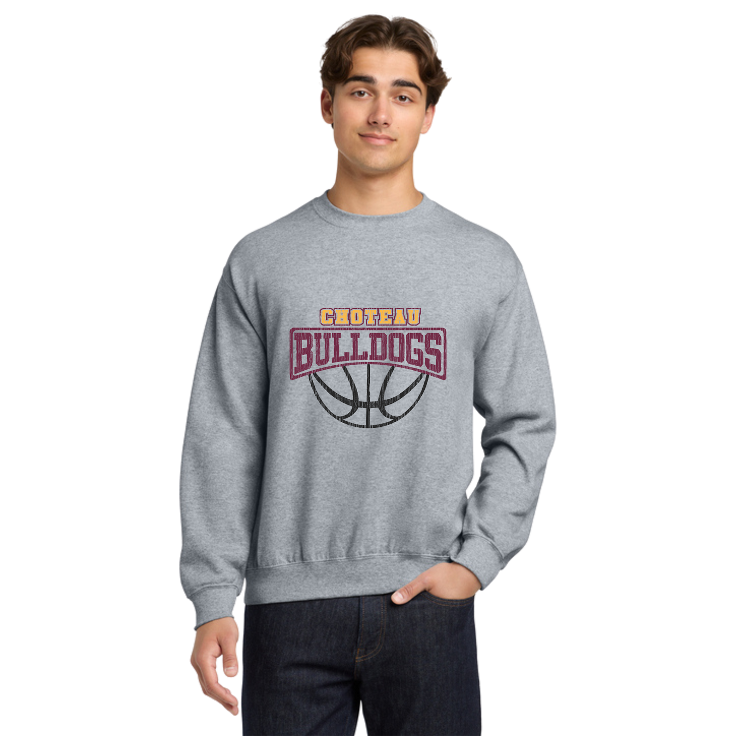 Choteau Bulldogs Basketball Sweatshirt