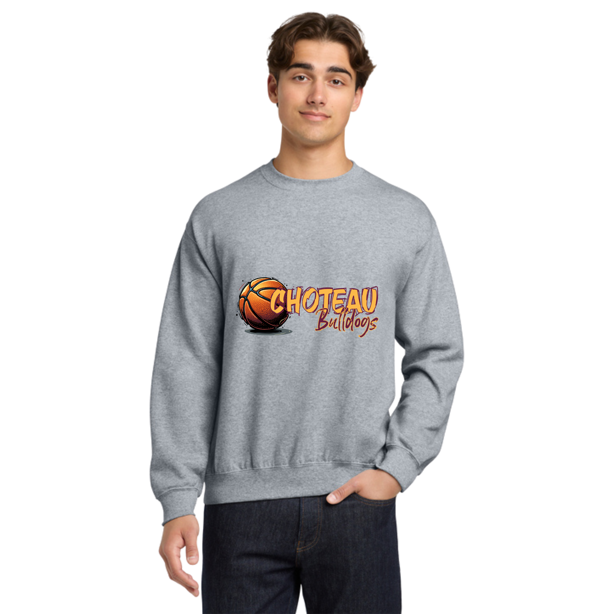 Choteau Bulldogs Basketball Sweatshirt