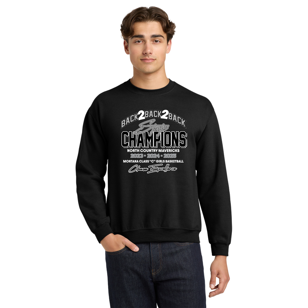 North Country Mavericks 3-Peat Sweatshirt