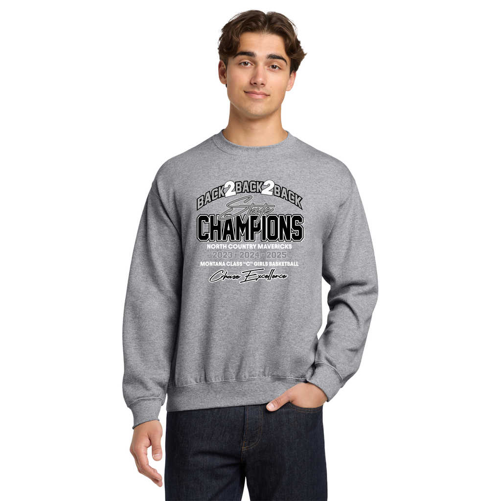 North Country Mavericks 3-Peat Sweatshirt