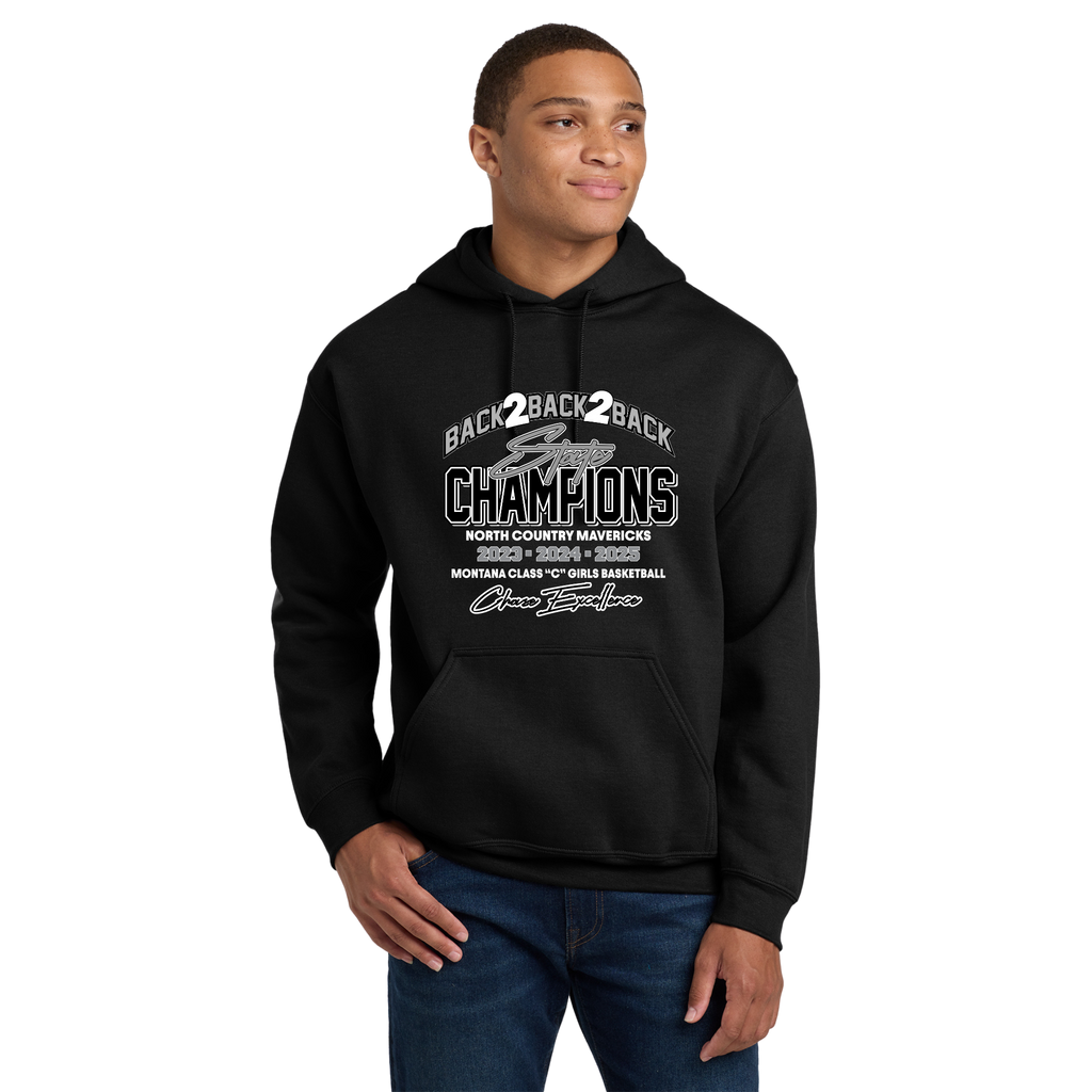 North Country Mavericks 3-Peat Hoodie