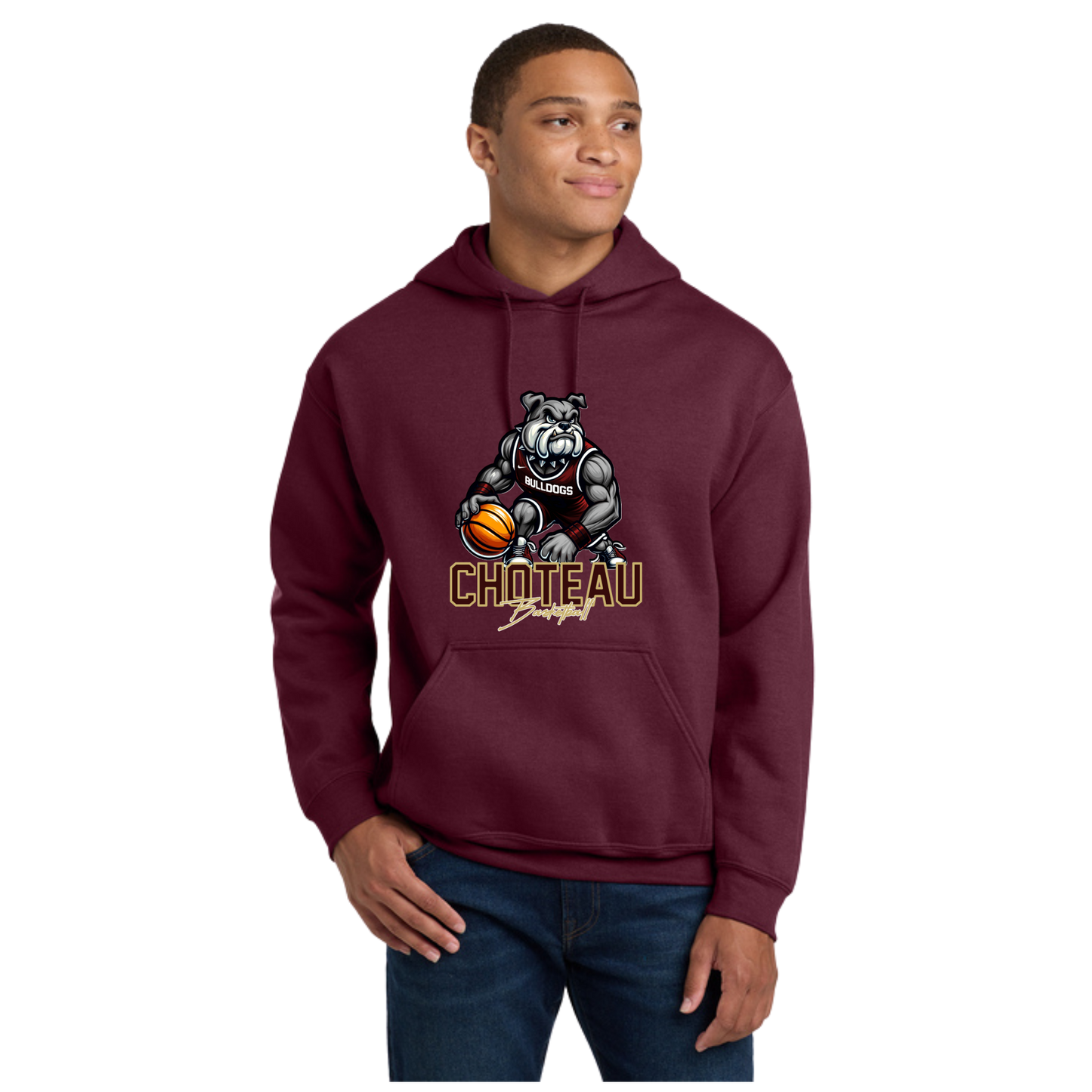 Choteau Bulldogs Basketball Hoodie
