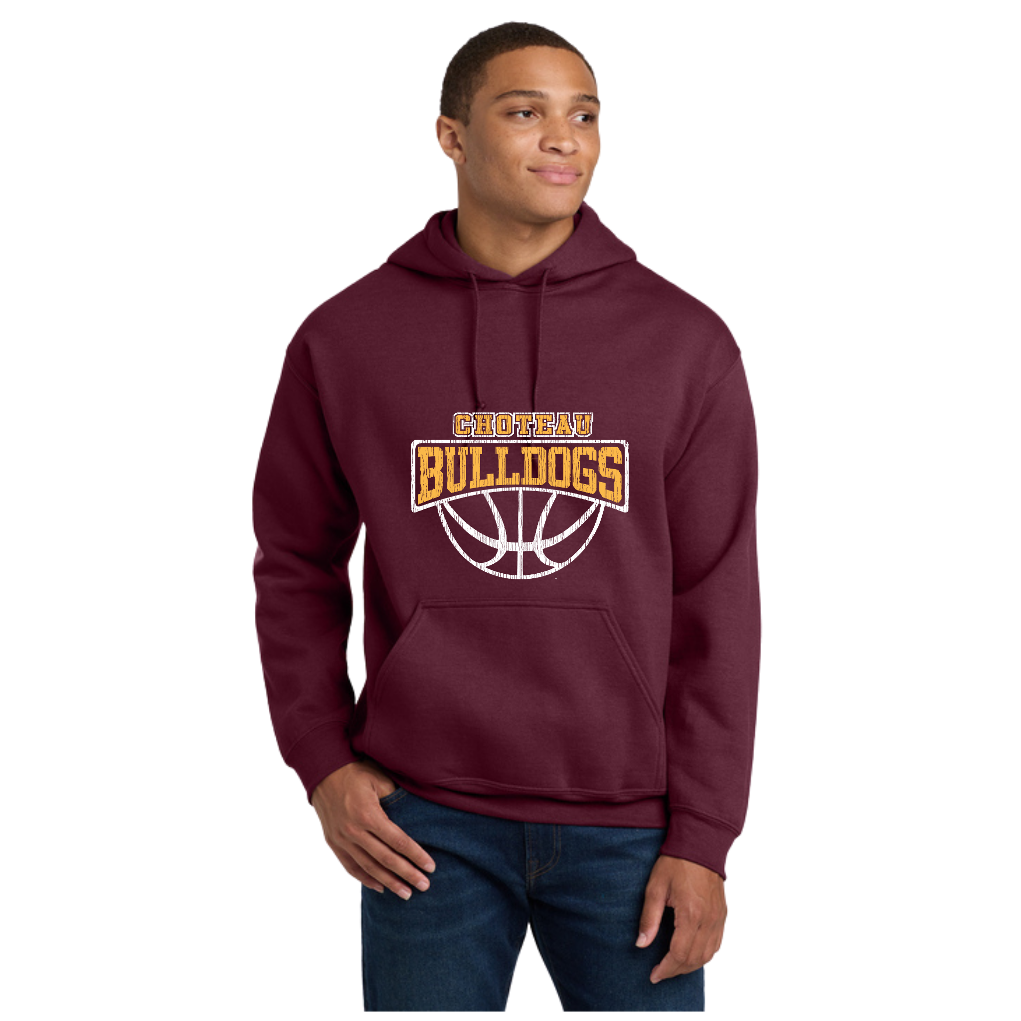 Choteau Bulldogs Basketball Hoodie