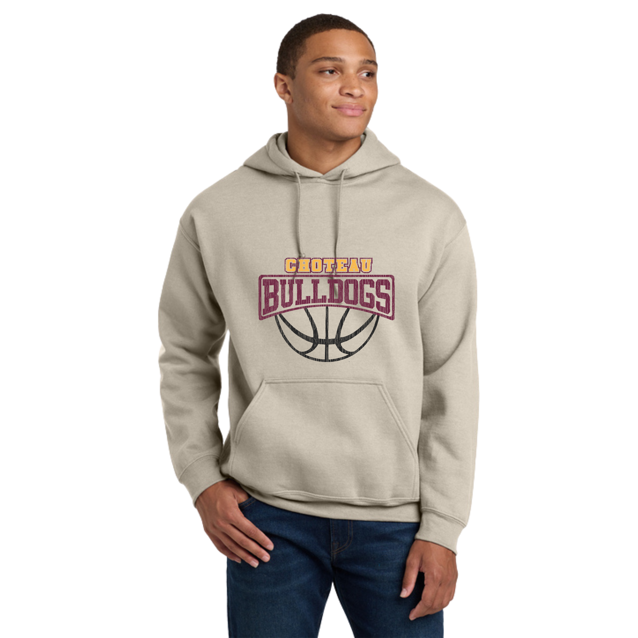 Choteau Bulldogs Basketball Hoodie