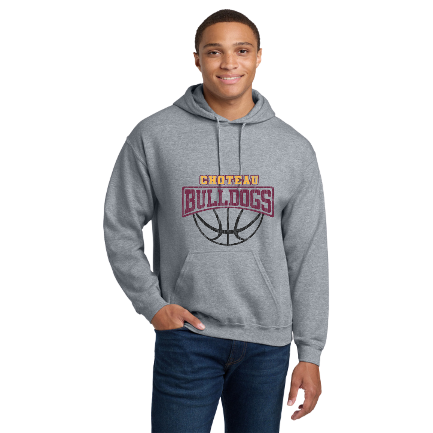 Choteau Bulldogs Basketball Hoodie