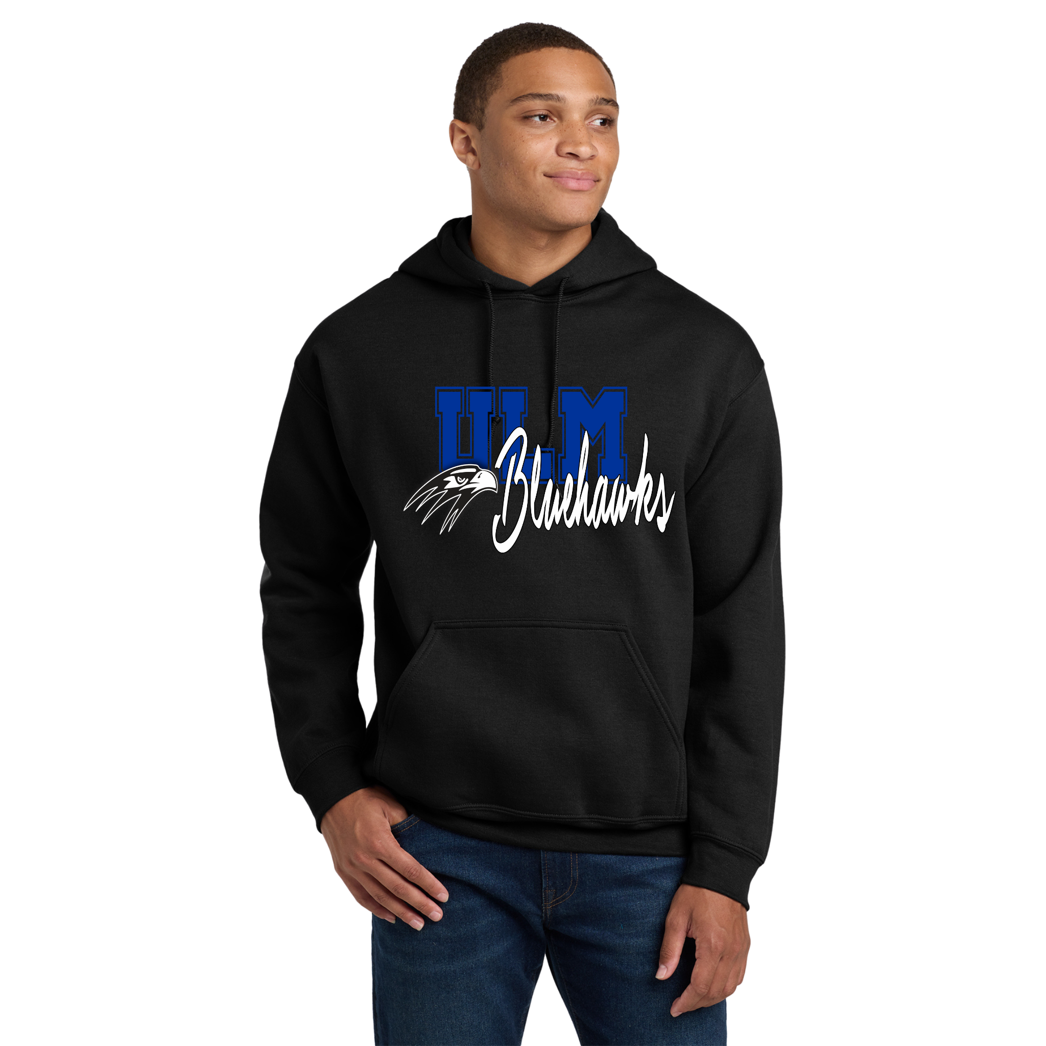 Ulm Bluehawks Adult Hoodie