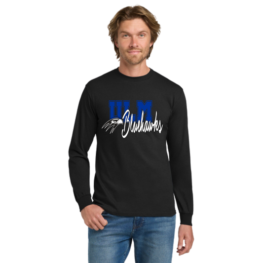 Ulm Bluehawks Adult Long Sleeve T-Shirt