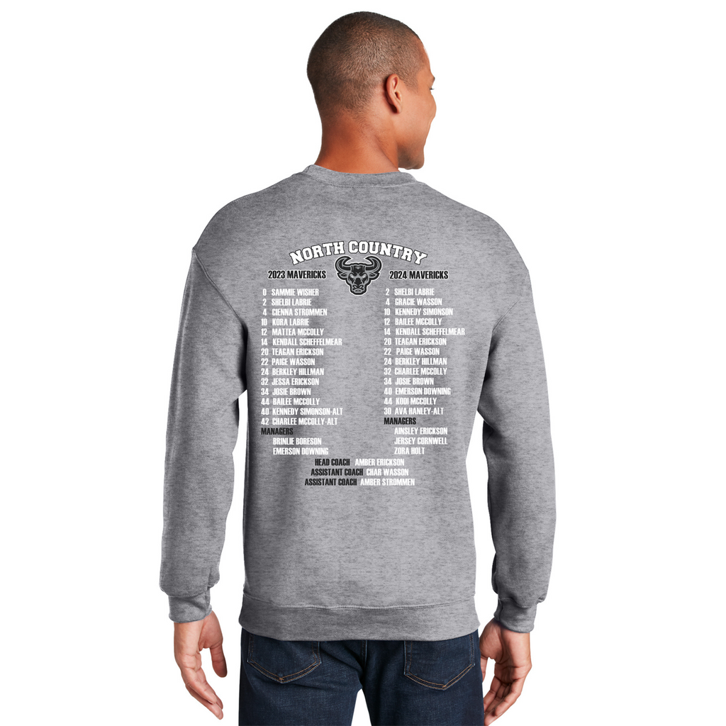 2023-2024 State Champion North Country Mavericks Sweatshirt -  - Badger Track Customs