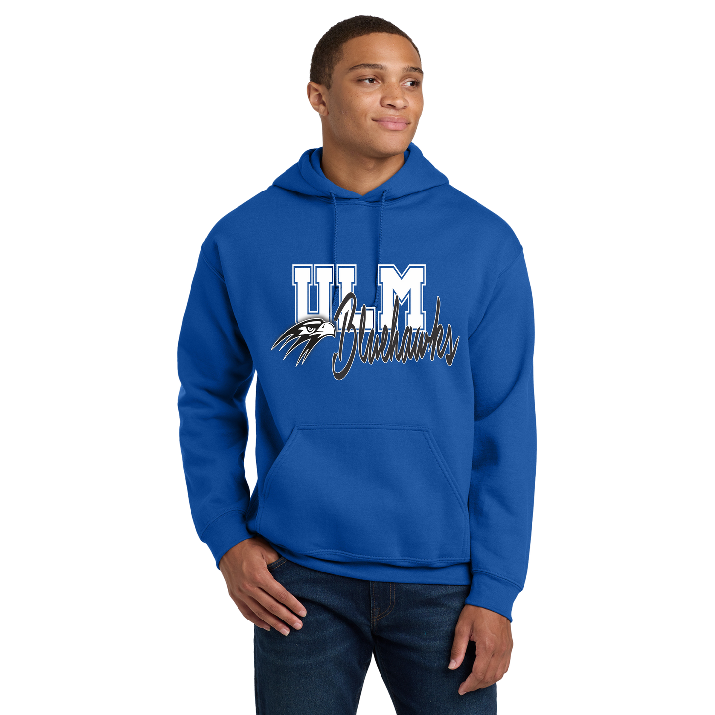 Ulm Bluehawks Adult Hoodie