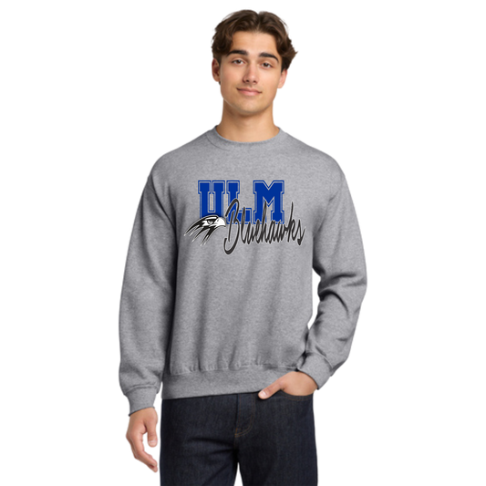 Ulm Bluehawks Adult Crewneck Sweatshirt