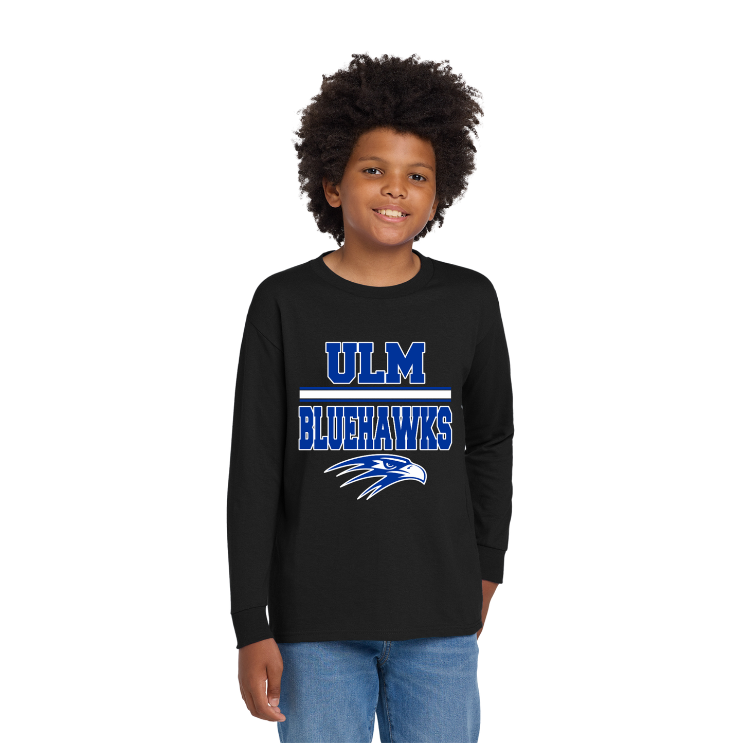 Ulm Bluehawks Youth Long Sleeve T-Shirt