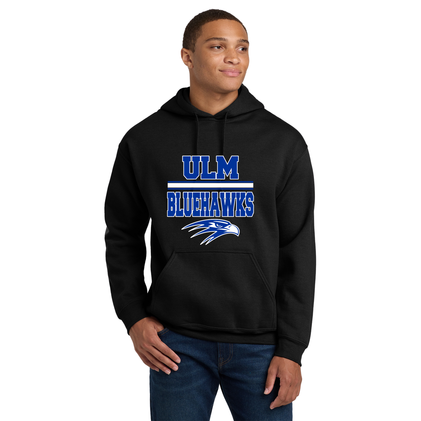 Ulm Bluehawks Adult Hoodie