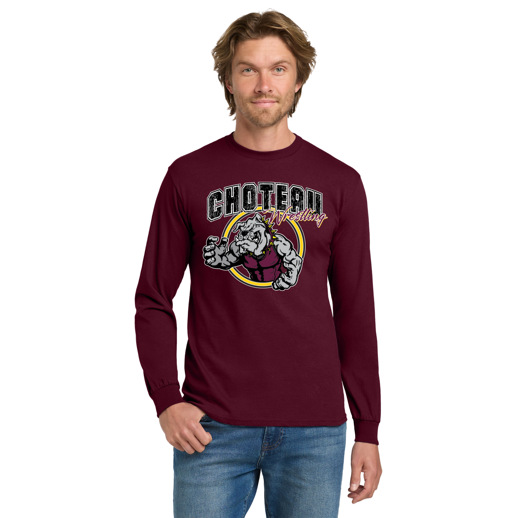 Choteau Wrestling Long Sleeve T-Shirt