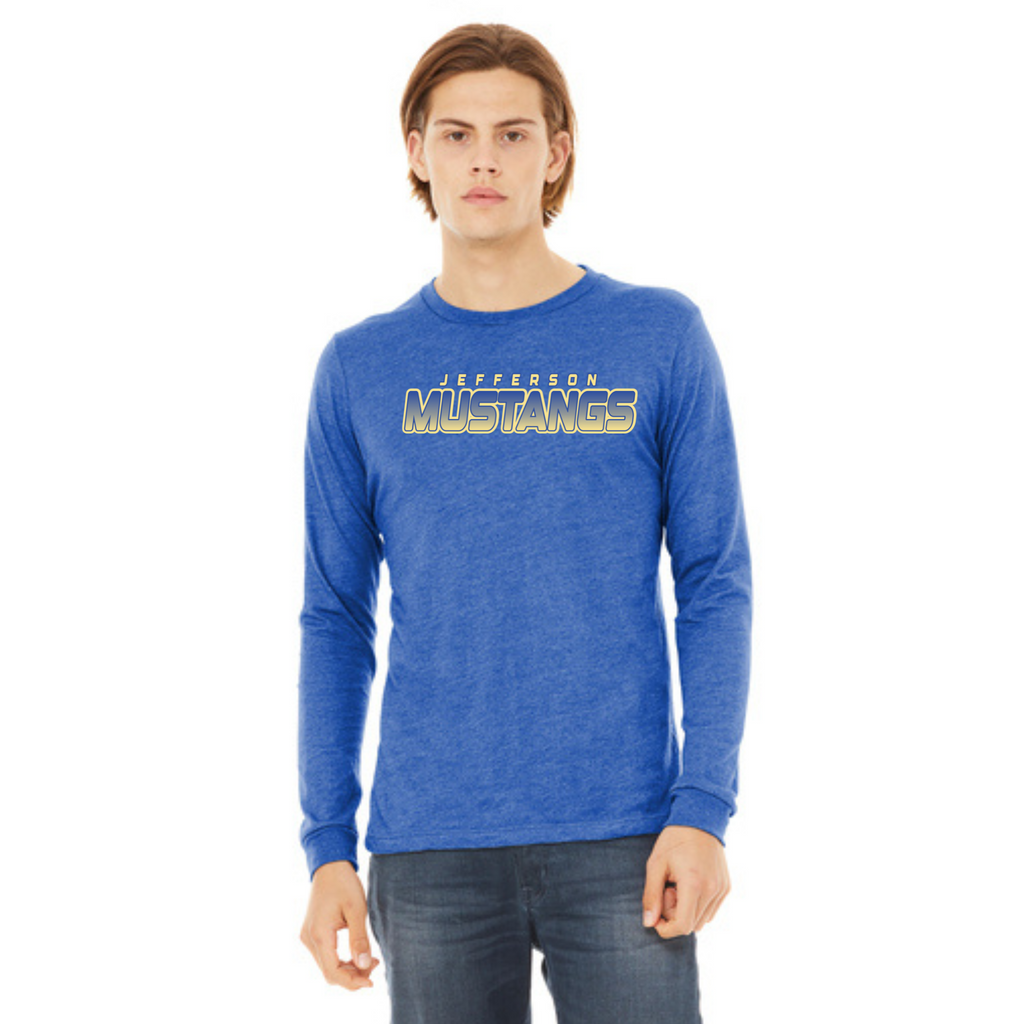 Jefferson Elementary Mustangs BELLA+CANVAS Long Sleeve Tee
