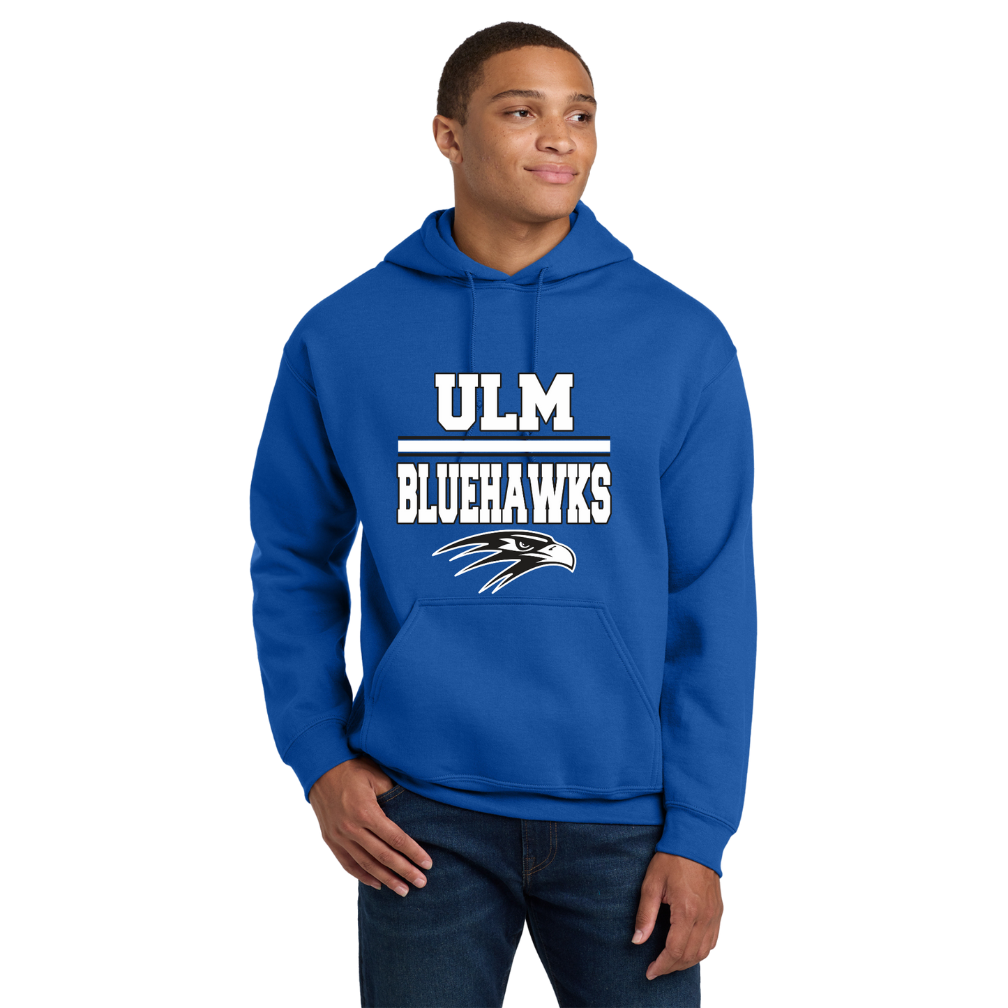 Ulm Bluehawks Adult Hoodie