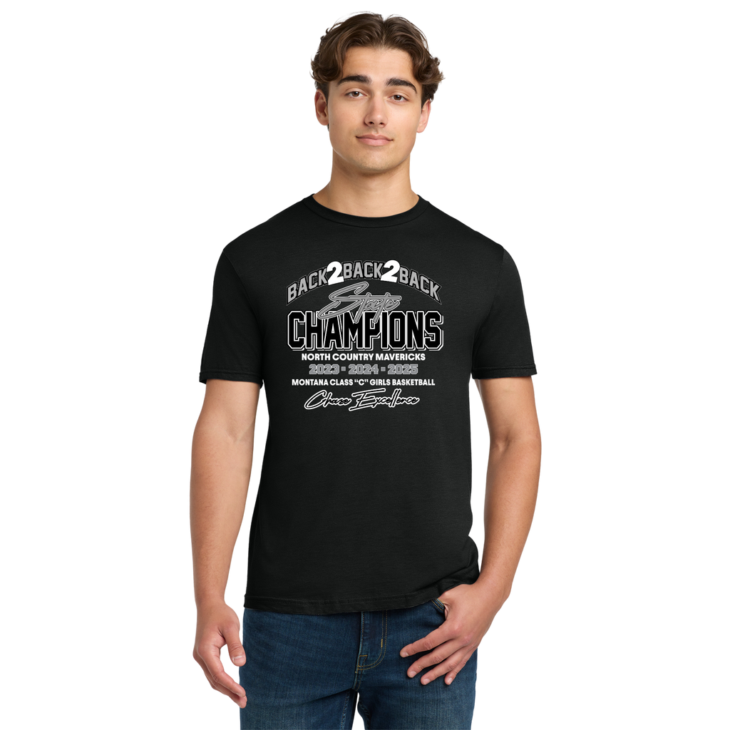 North Country Mavericks 3-Peat Tshirt