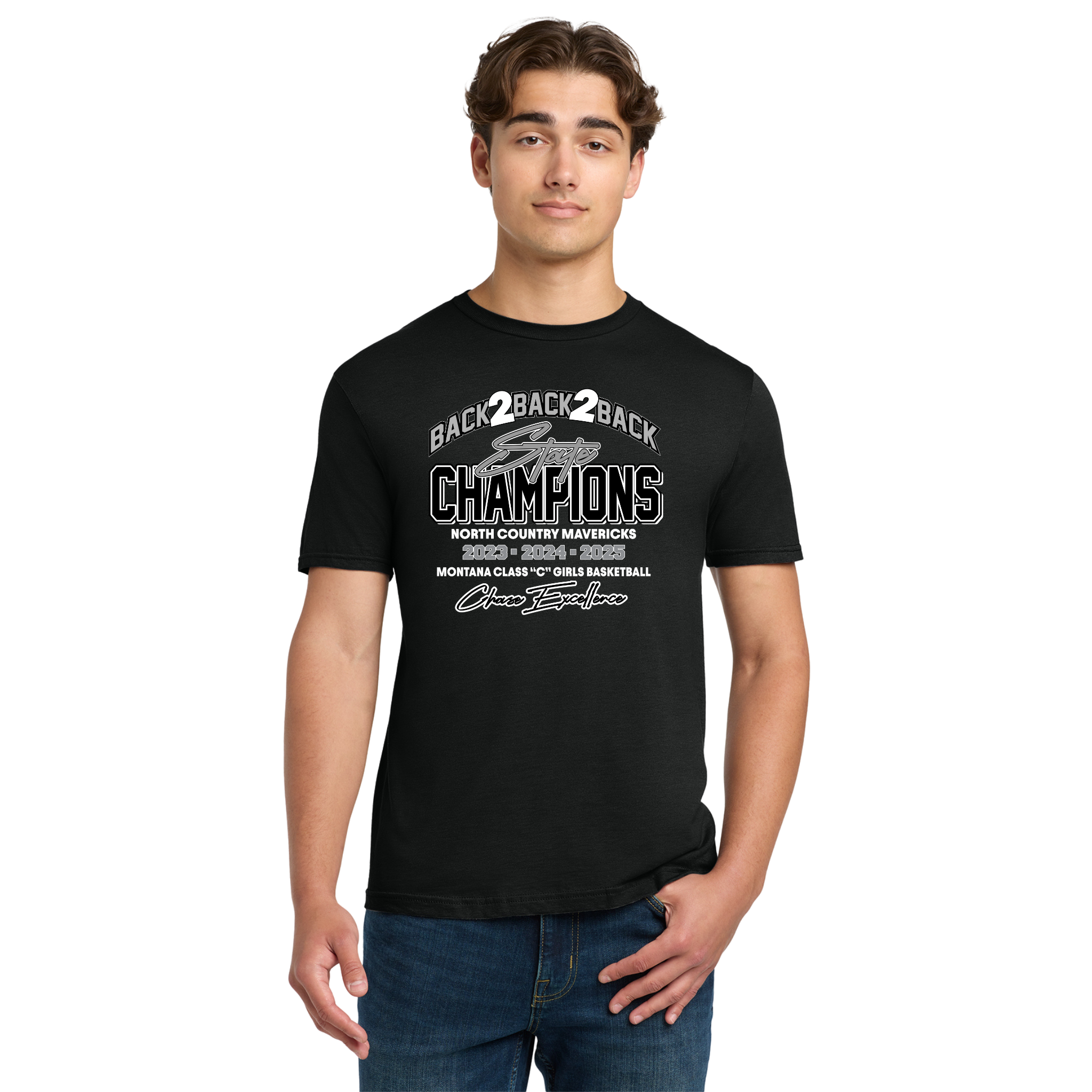 North Country Mavericks 3-Peat Tshirt