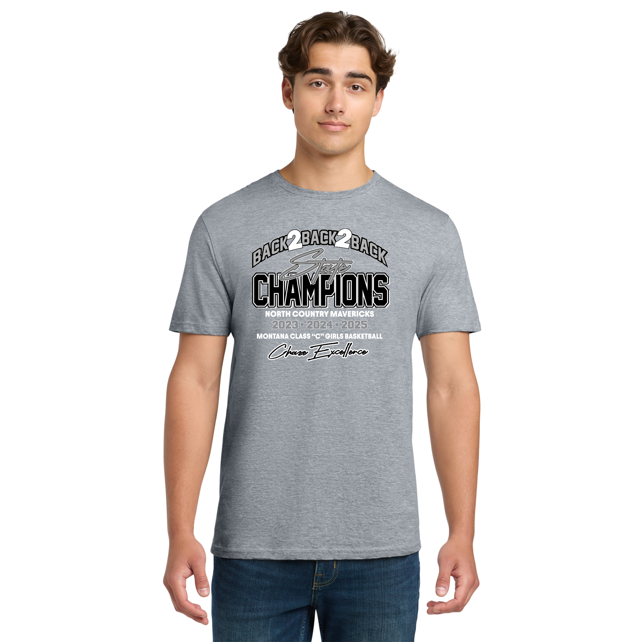 North Country Mavericks 3-Peat Tshirt