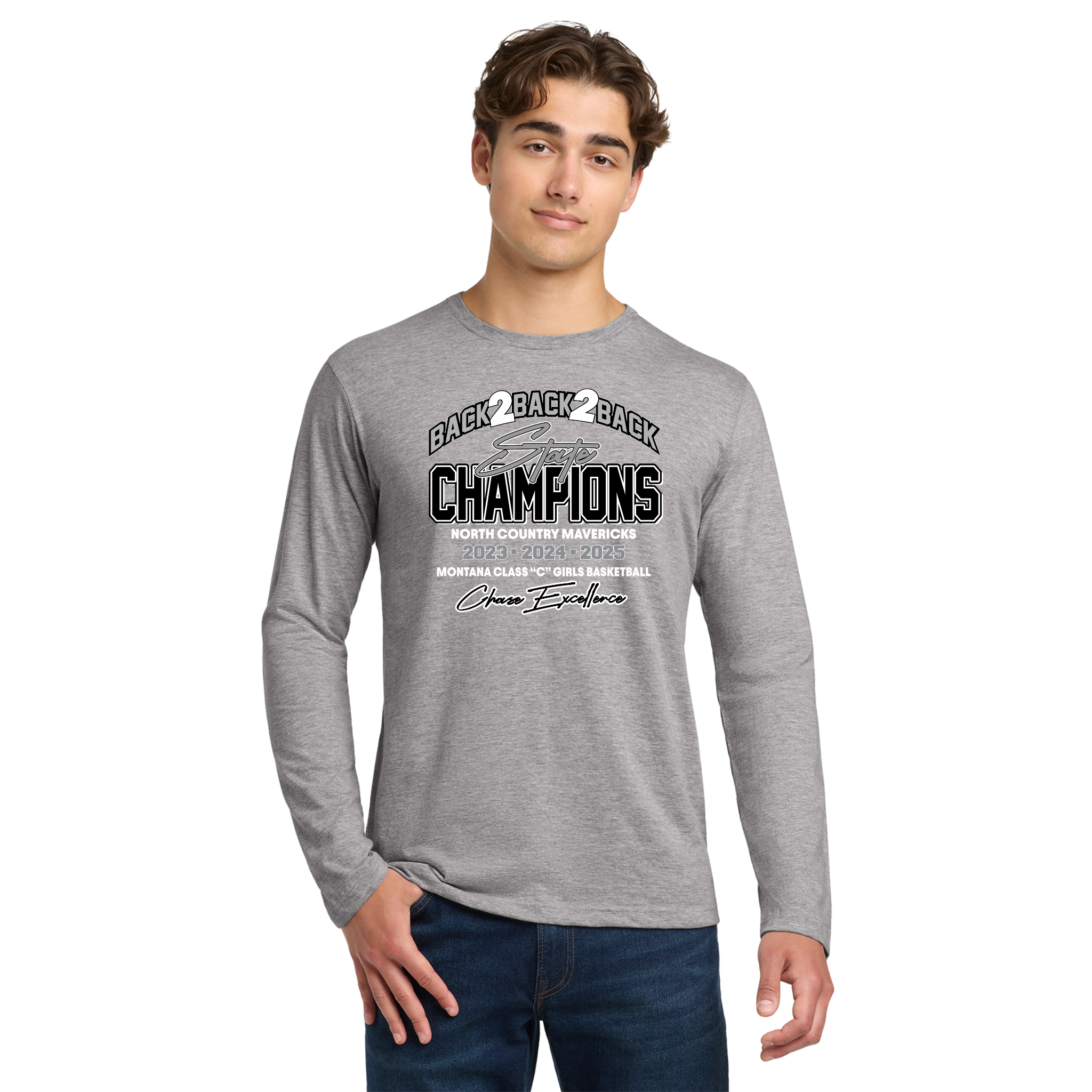 North Country Mavericks 3-Peat Longsleeve