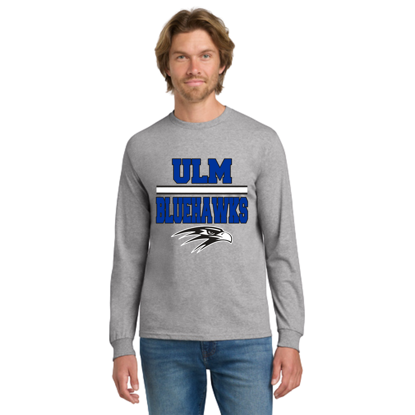 Ulm Bluehawks Adult Long Sleeve T-Shirt