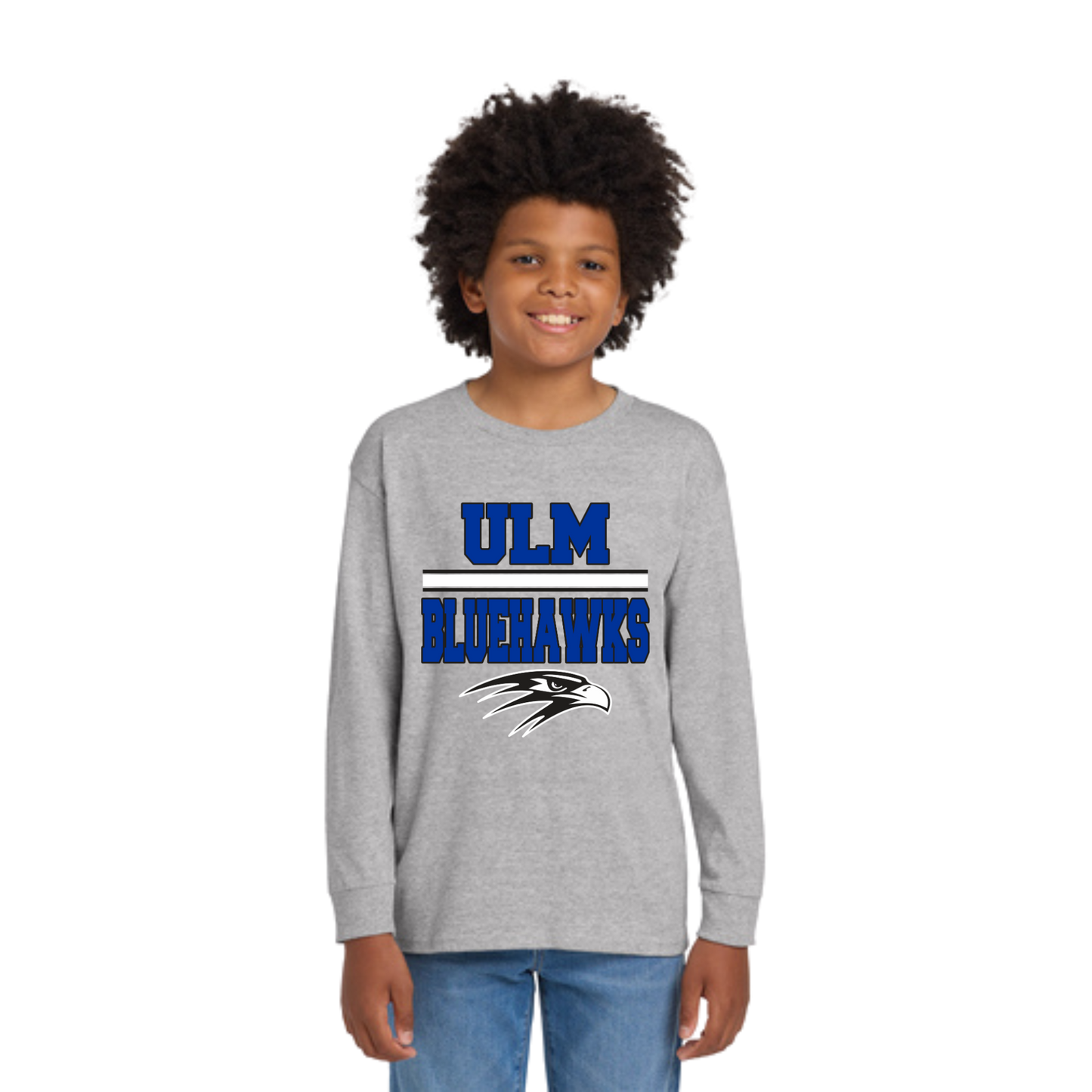 Ulm Bluehawks Youth Long Sleeve T-Shirt