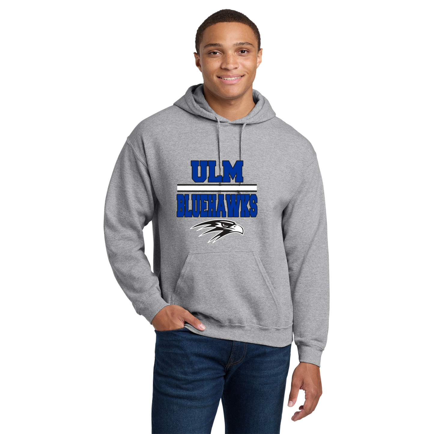 Ulm Bluehawks Adult Hoodie