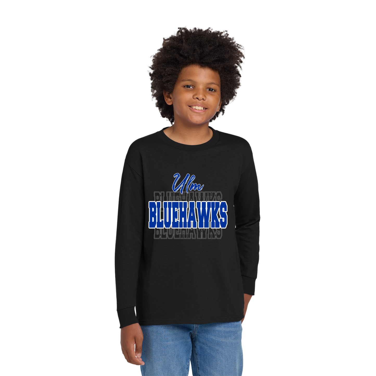 Ulm Bluehawks Youth Long Sleeve T-Shirt