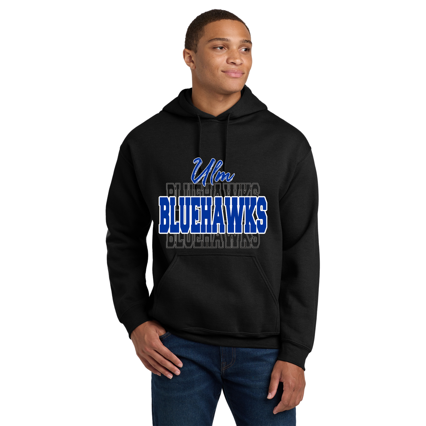 Ulm Bluehawks Adult Hoodie