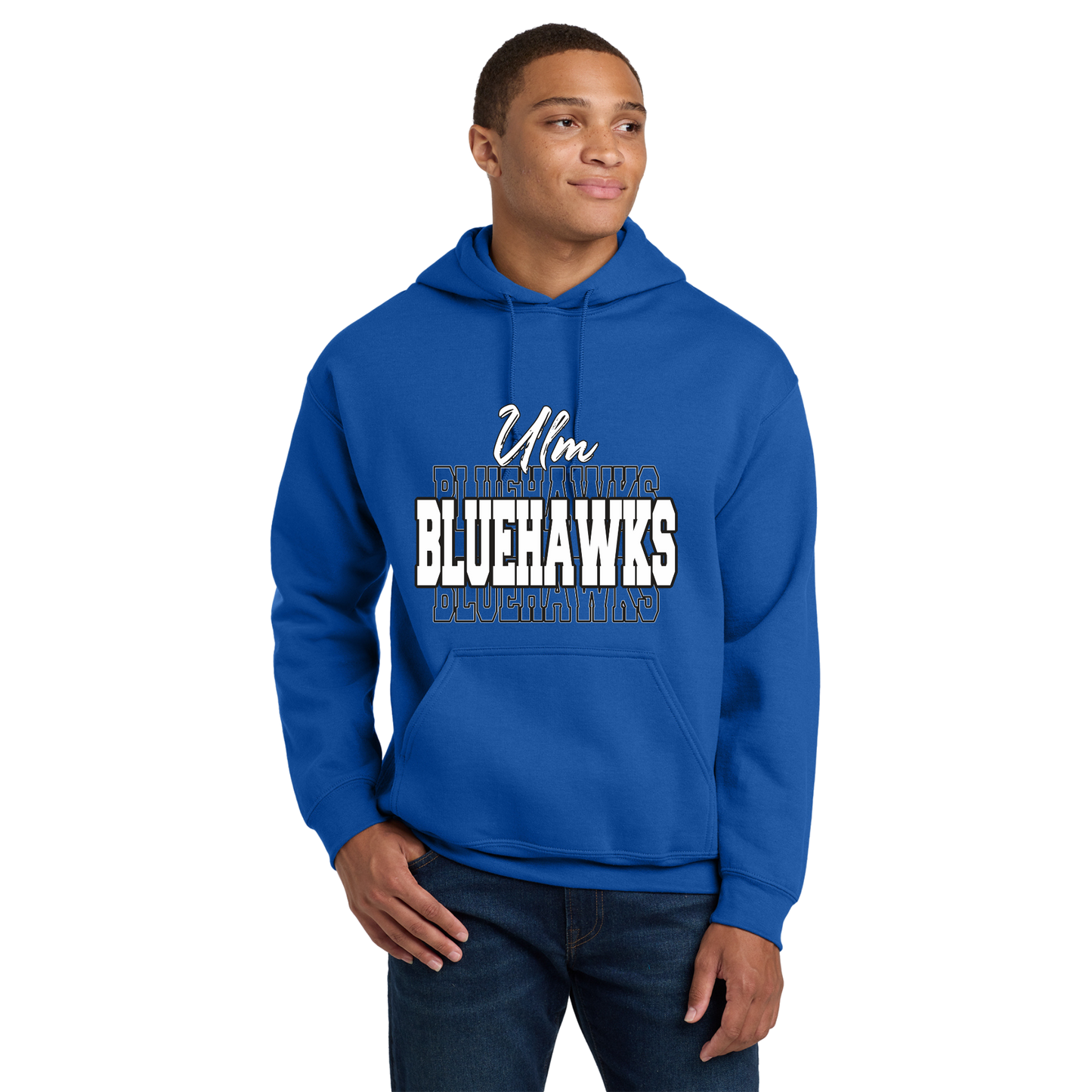 Ulm Bluehawks Adult Hoodie