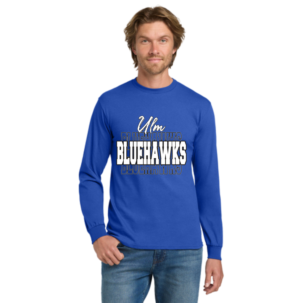Ulm Bluehawks Adult Long Sleeve T-Shirt