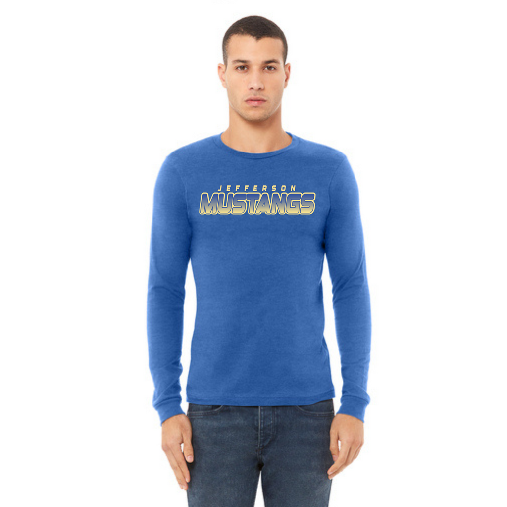 Jefferson Elementary Mustangs BELLA+CANVAS Long Sleeve Tee